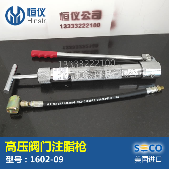 美国进口手动高压阀门注脂枪delta1602-09（现货）